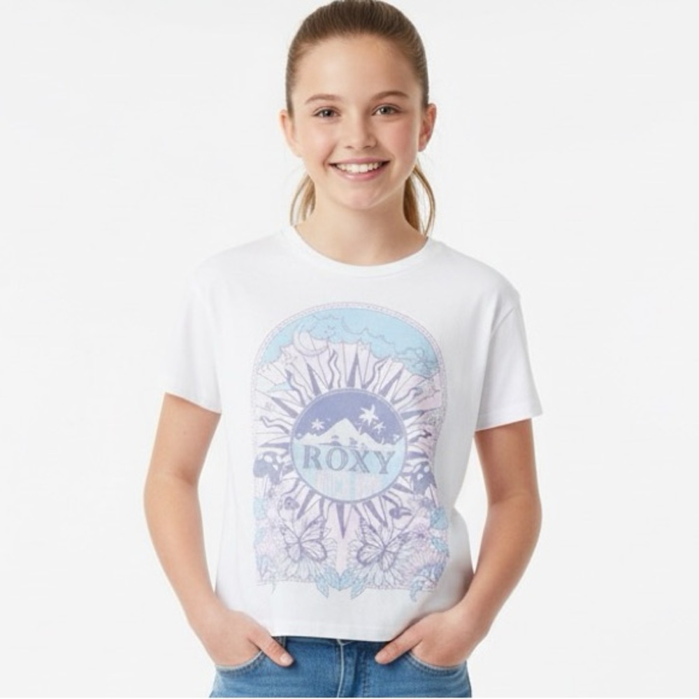 ROXY Girls Short Sleeve Graphic Tee